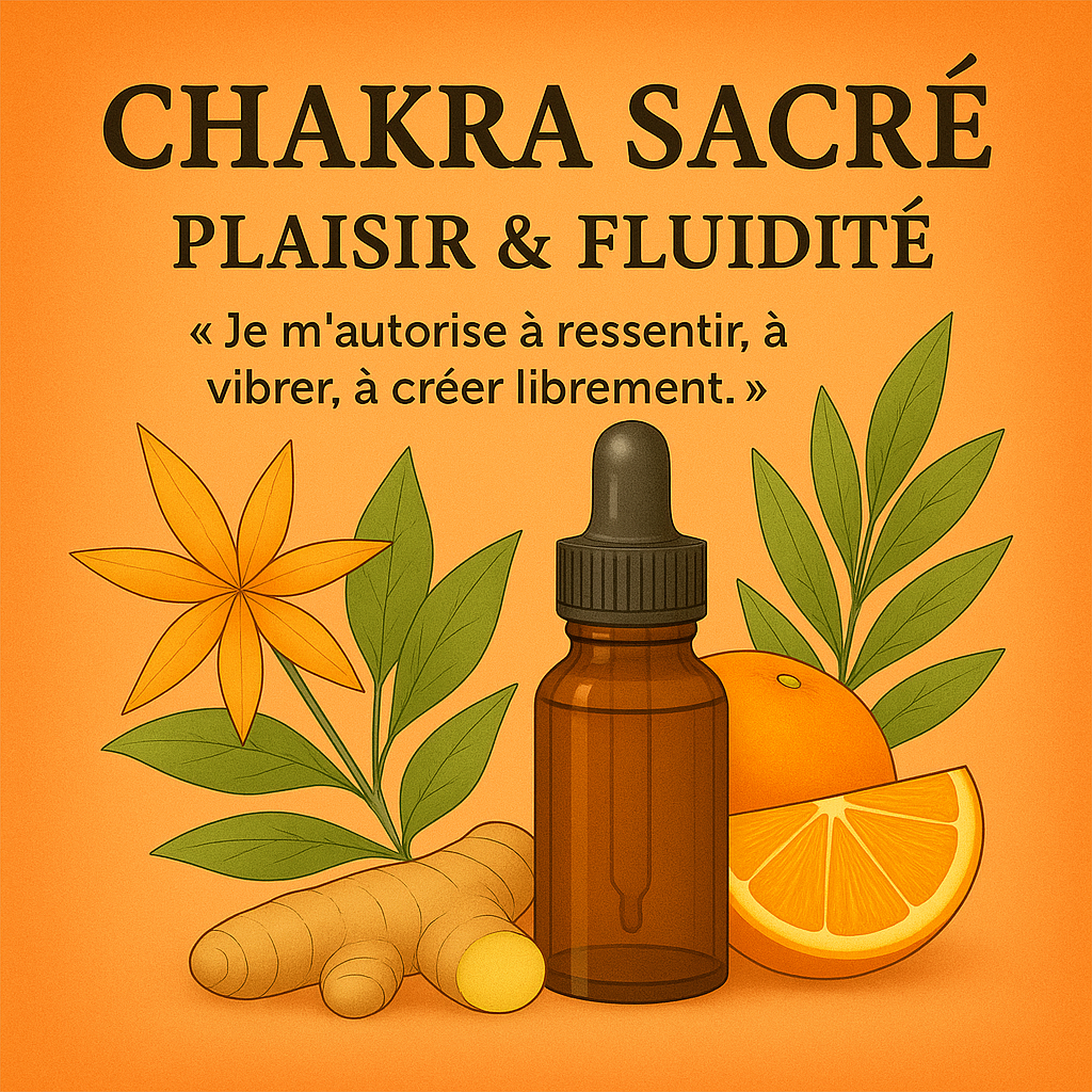 Chakra Sacré : Troubles menstruels, troubles digestifs - Blocages émotionnels, manque de créativité.