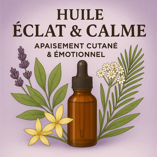 🌿 Huile Éclat & Calme — 20 ml de soin qui adoucit la peau… et les vagues intérieures