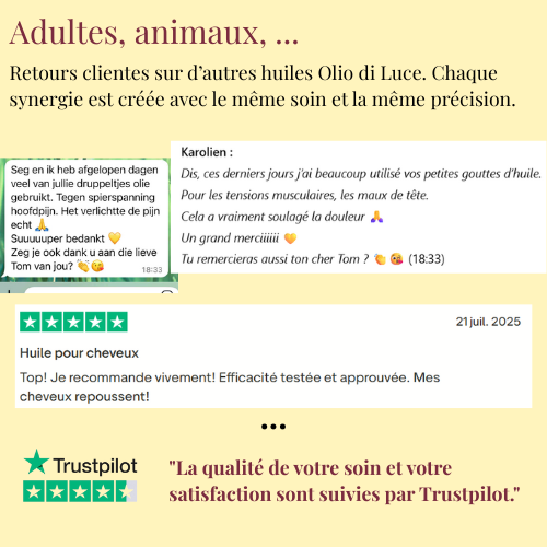 ☯ Huile Anti‑Stress & Sérénité – 20 ml (Pour un mois de lâcher‑prise)