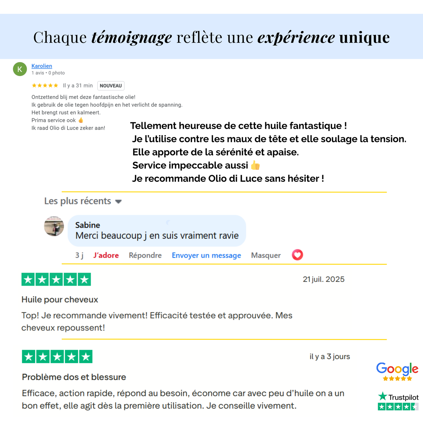 Consultation – Création de votre huile de soin personnalisée.