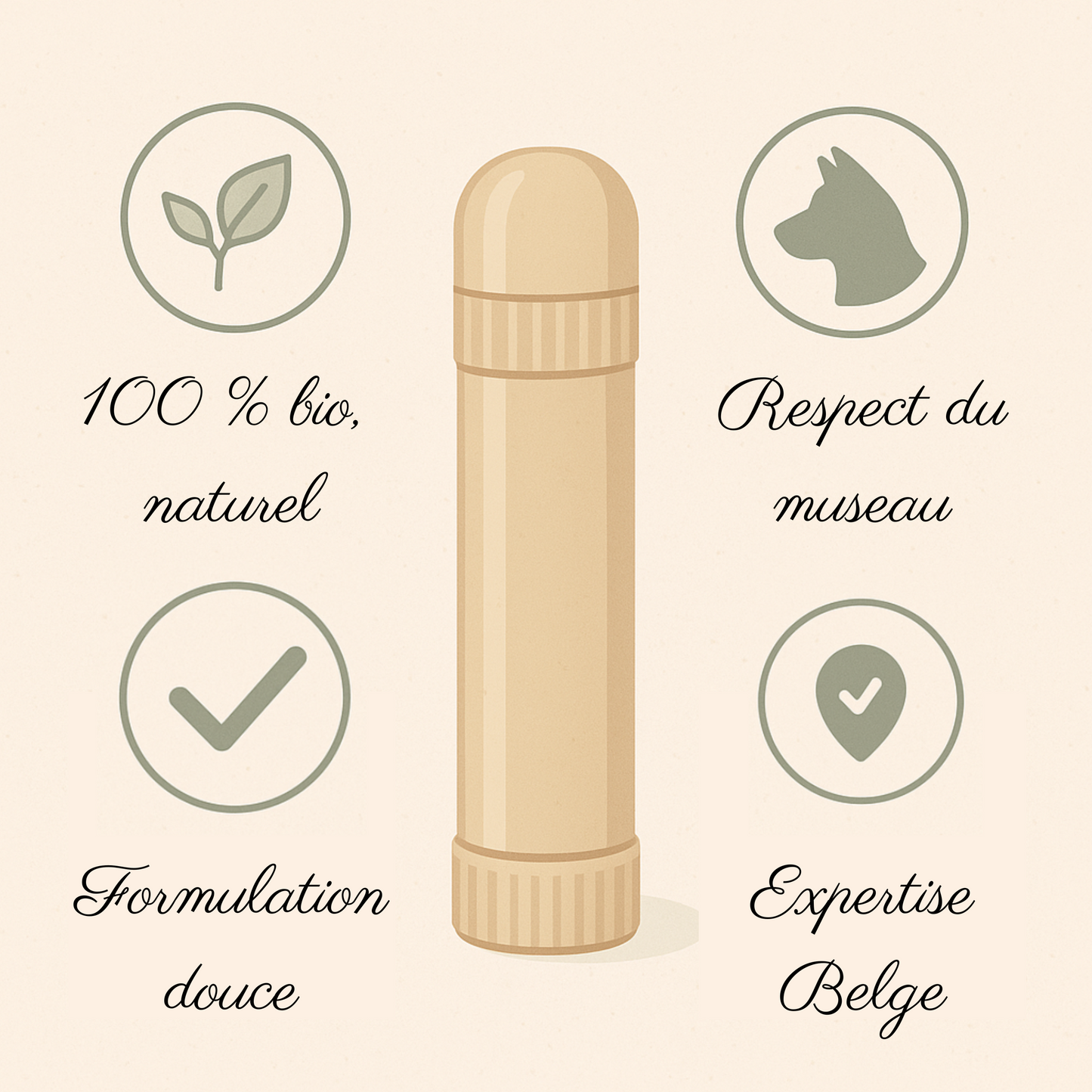 Stick olfactif pour chiens – sur mesure.